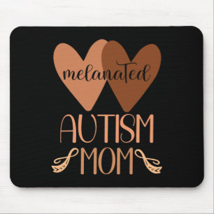 Schwarze Autismus-Mutter eines autistischen Sohnes Mousepad