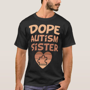 Schwarze Autismus-Schwester Mein Bruder Hat Autism T-Shirt