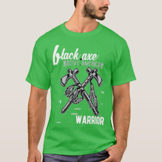 SCHWARZE AX NATIVE AMERICA WARRIOR T-Shirt
