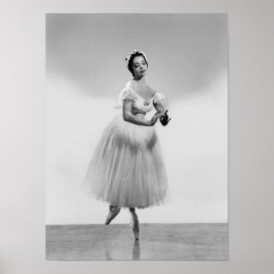 Schwarze Ballerina Poster
