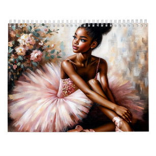 Schwarze Ballerinas Ballett Kunst Kalender
