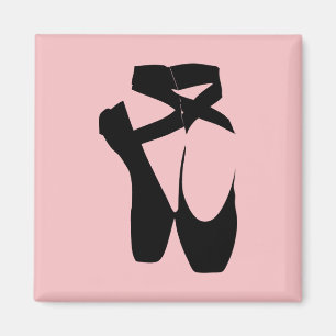 Schwarze Ballettschuhe Magnet