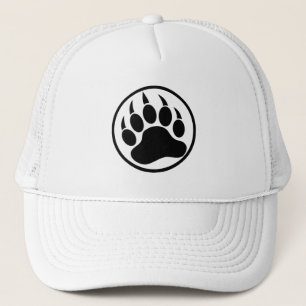 SCHWARZE BÄR CLASSIC CLEAN LOOK BÄR-PFOTE TRUCKERKAPPE