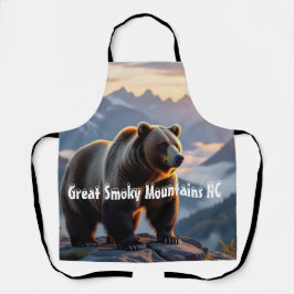 Schwarze Bären aus NC-Bergen Schürze