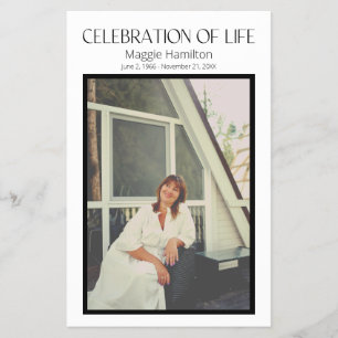 Schwarze Beerdigung - Feier zum Lebensprogramm Flyer