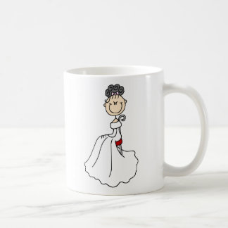 Schwarze behaarte Braut-Tasse Kaffeetasse