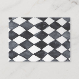 Schwarze Beilagekarte mit Diamantdruck auf der Rüc Begleitkarte