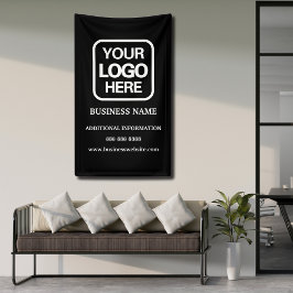 Schwarze Berufliche Firmenlogos Banner