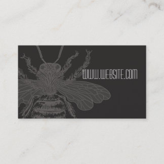 Schwarze Biene Bizcard Visitenkarte