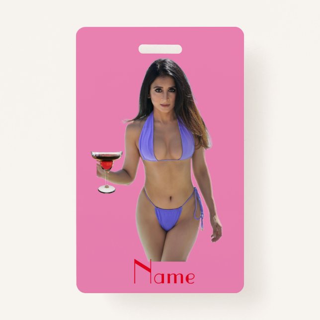 Schwarze Bikini Schönheit Thunder_Cove Ausweis (Vorderseite)