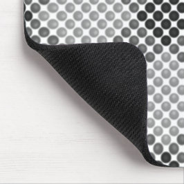 Schwarze bis graue Bälle oder Löcher, quadratisch  Mousepad