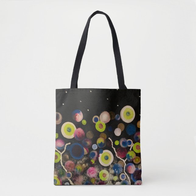 Schwarze Blasen-Tasche (Vorderseite)