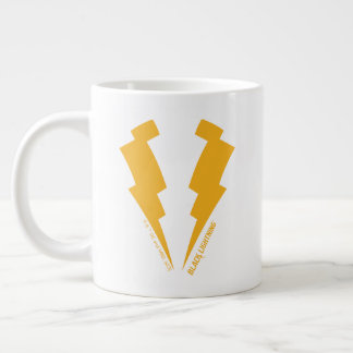 Schwarze Blitzstifte Grafik Jumbo-Tasse