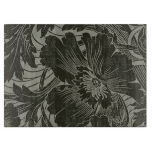 Schwarze Blume Art Cutting Board Schneidebrett