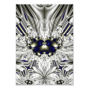 Schwarze Blume Fotodruck