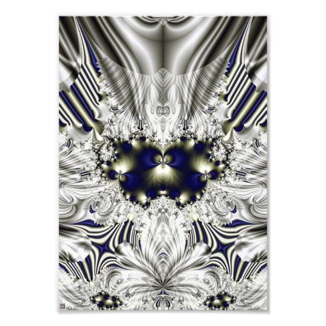 Schwarze Blume Fotodruck (Vorne)