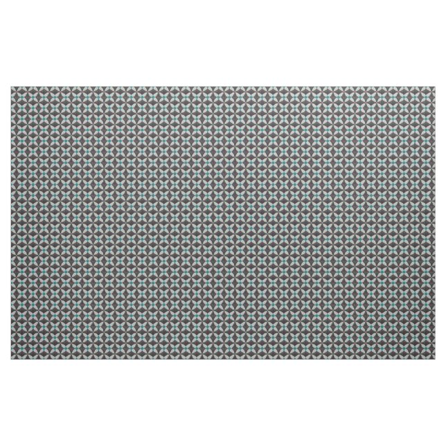 Schwarze Blume mit aquamarinem Stoff (Yard (91,4 cm))