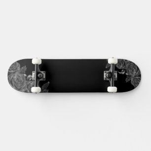 Schwarze Blume Skateboard