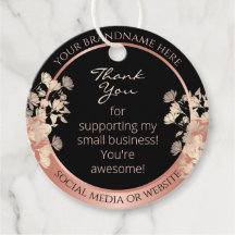 Schwarze Blumenprodukte liefern Rose Gold Effekt