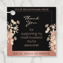 Schwarze Blumenprodukte liefern Rose Gold Effekt