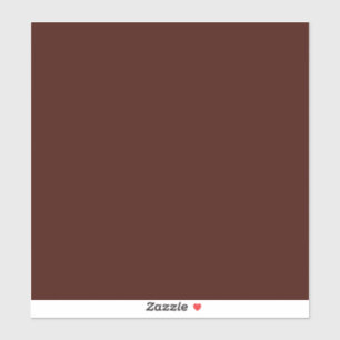 Schwarze Bohne (feste Farbe) Aufkleber