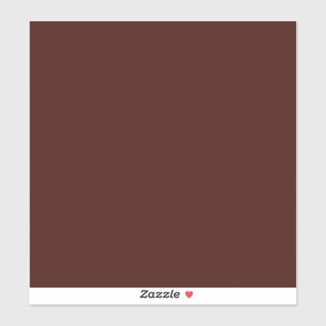 Schwarze Bohne (feste Farbe) Aufkleber (Blatt)