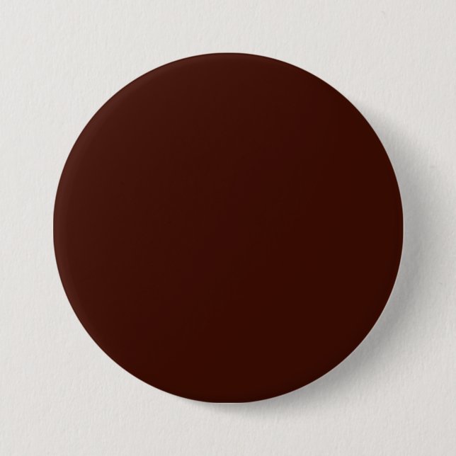 Schwarze Bohne (feste Farbe) Button (Vorderseite)
