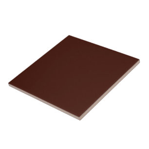 Schwarze Bohne (feste Farbe) Fliese