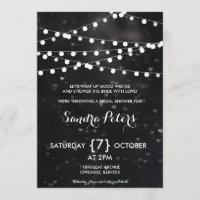 Schwarze Bokeh Schnur des Licht-Brautparty laden