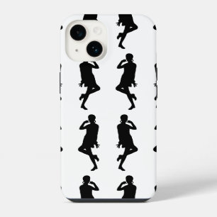 Schwarze Bold Mod GoGo Mädchen iPhone Hülle