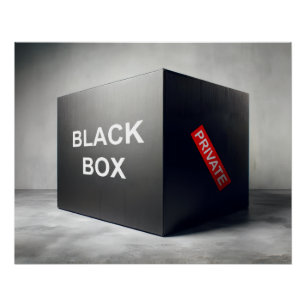 Schwarze Box Poster