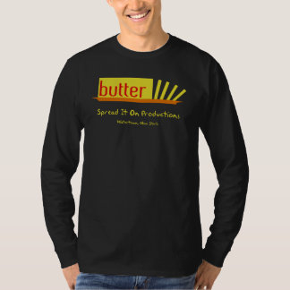 schwarze Butter T-Shirt