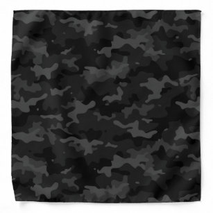 Schwarze Camouflage Halstuch