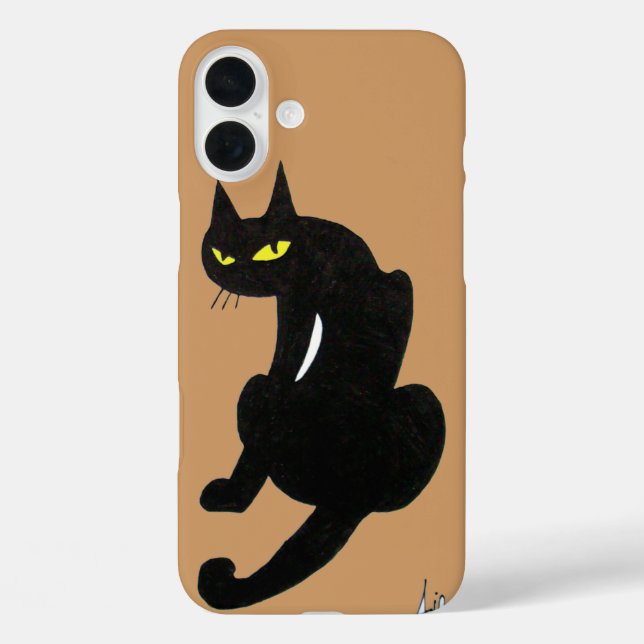 SCHWARZE CAT NINJA Case-Mate iPhone HÜLLE (Rückseite)