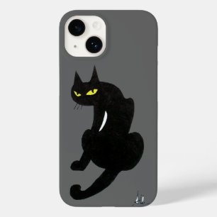 SCHWARZE CAT NINJA grau Case-Mate iPhone 14 Hülle