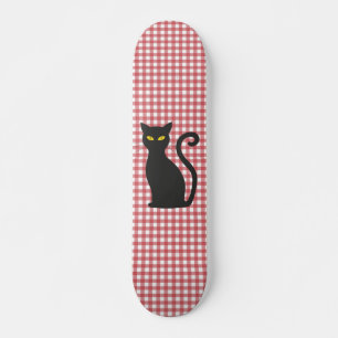 SCHWARZE CAT-SKATEBOARTEN SKATEBOARD