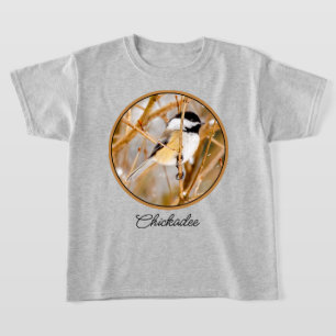Schwarze Chickade - Original-Foto T-Shirt