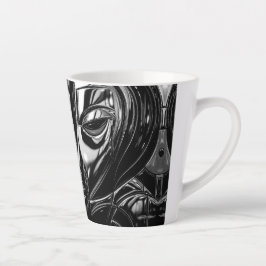 Schwarze Chrome Muse Milchtasse