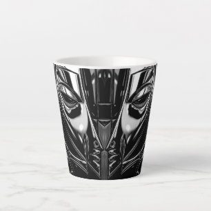 Schwarze Chrome Muse Milchtasse