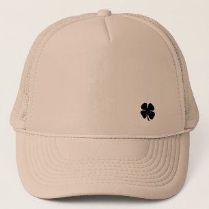 Schwarze Clover Khaki-Schaum-Trucker-Mütze Truckerkappe