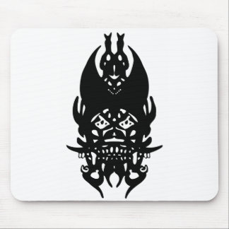 Schwarze Clown-Mausunterlage Mousepad