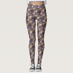 SCHWARZE COCK-A-POO MISCHUNG DER SÜSSE- LEGGINGS