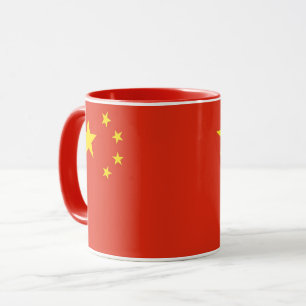 Schwarze Combo-Tasse mit China Tasse