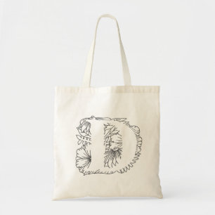 Schwarze "D"-Designtasche Tragetasche