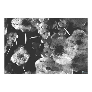 SCHWARZE DAHLIEN FOTODRUCK