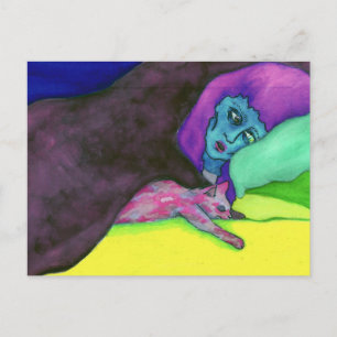 Schwarze Decke 2 Postkarte