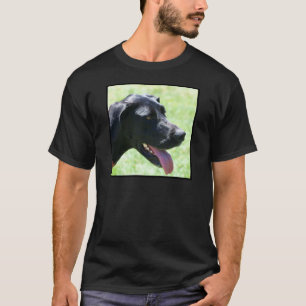 Schwarze Deutsche Dogge T-Shirt