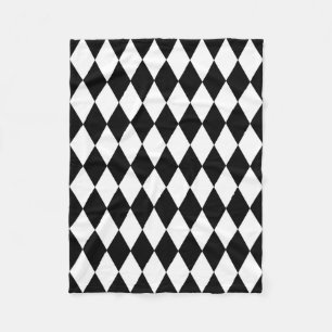 Schwarze Diamanten Fleecedecke