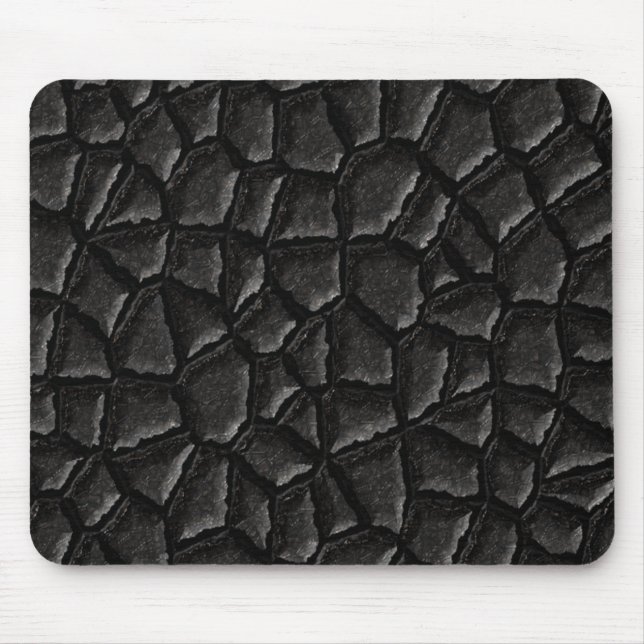 Schwarze Drachenskala Mousepad (Vorne)