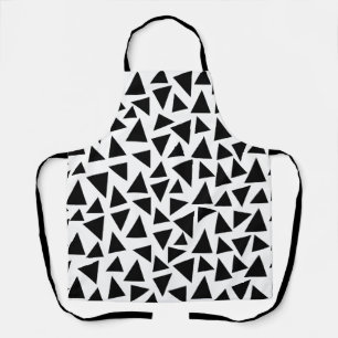 Schwarze Dreiecke Geometrisch  Schürze